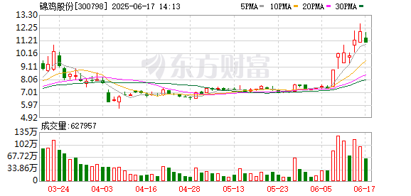 股票配资指南官方 锦鸡股份：股东珠海大靖计划减持公司股份703万股